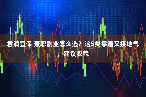 君润宜保 兼职副业怎么选？这5类靠谱又接地气，建议收藏