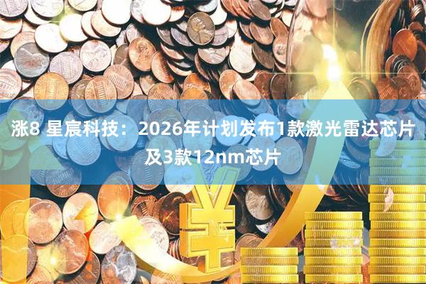 涨8 星宸科技：2026年计划发布1款激光雷达芯片及3款12nm芯片
