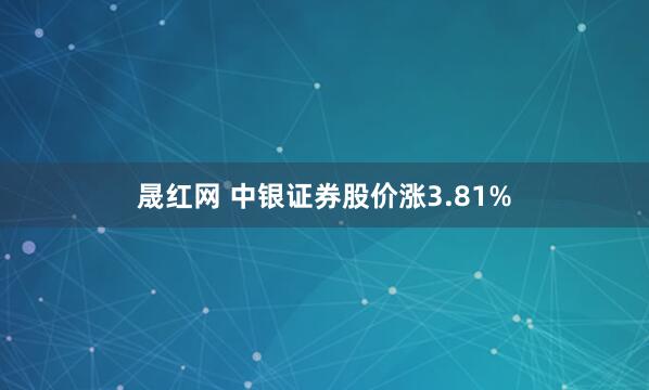 晟红网 中银证券股价涨3.81%