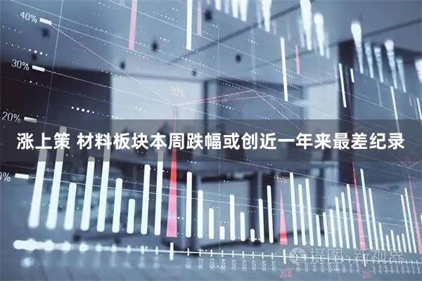 涨上策 材料板块本周跌幅或创近一年来最差纪录