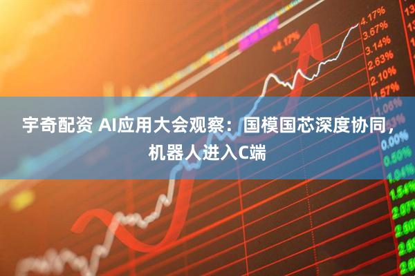 宇奇配资 AI应用大会观察：国模国芯深度协同，机器人进入C端